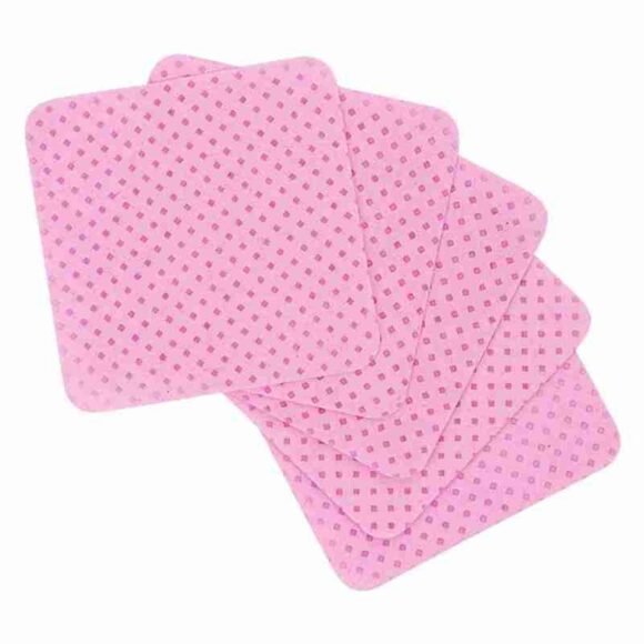 Pink cotton cleaning pads - Image 4