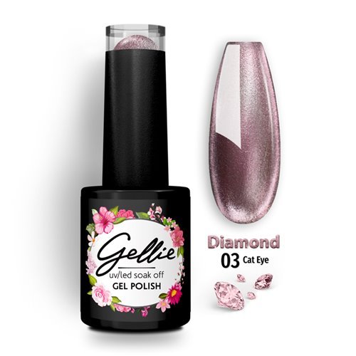 Ημιμόνιμο Βερνίκι Gellie Diamond Cat Eye 03