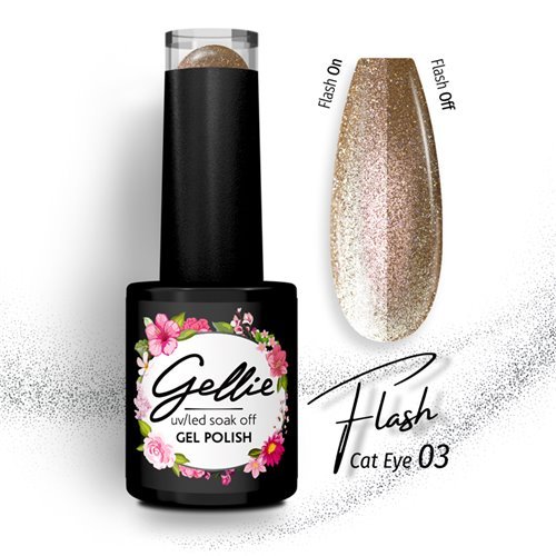 Ημιμόνιμο Βερνίκι Gellie Flash Cateye 03